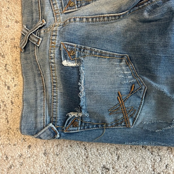 Allen B (Allen Schwartz) Y2K extremely rare “America” jeans size 27 - Picture 13 of 16
